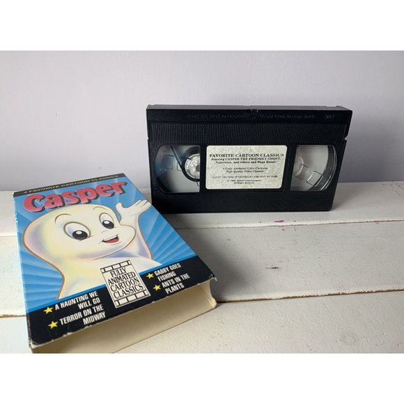 4 Favorite Cartoon Classics Casper Fully Animated 1992 VHS - Picture 6 of 6